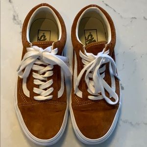 Women’s Vans brown suede sneakers